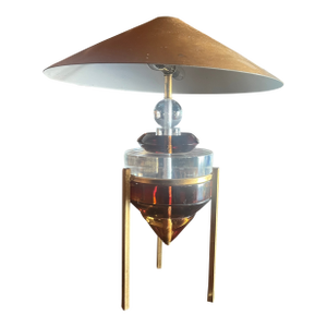 1990s Van Teal Art Deco Style Table Lamp