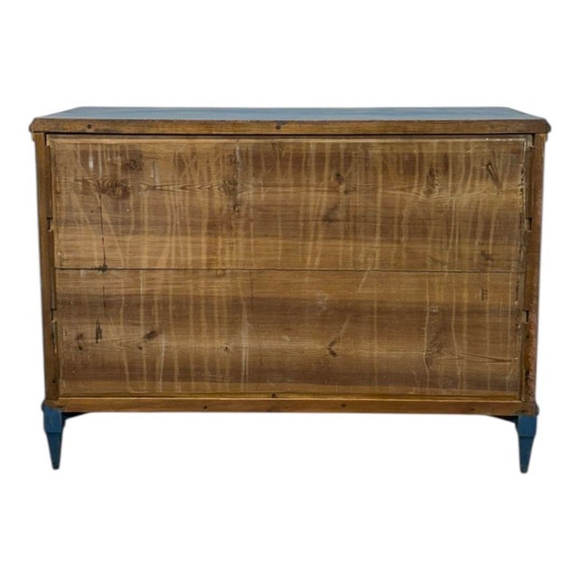 Blue Mid 19th Century Gustavian Style Commode For Sale - Image 8 of 8