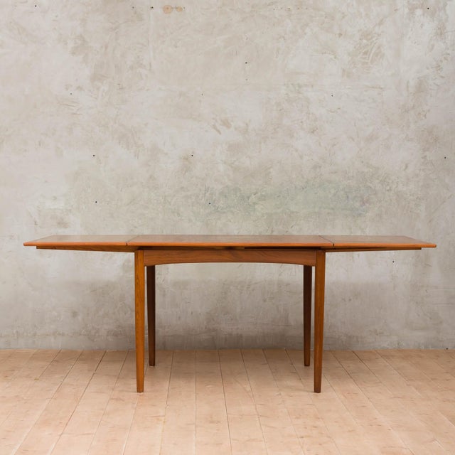1960s MidCentury Danish Square Teak Extension Table Chairish