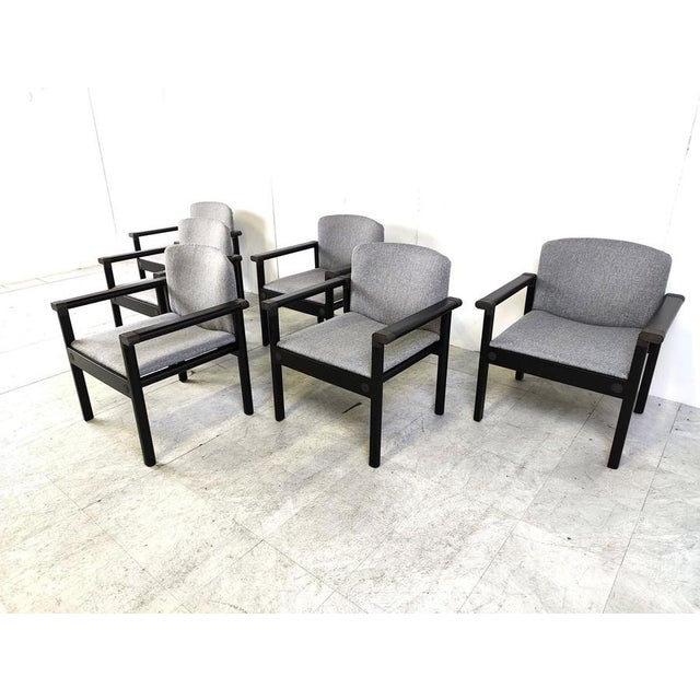 Vintage Armchairs from Gerd Lange, 1970s, Set of 6 For Sale - Image 3 of 10