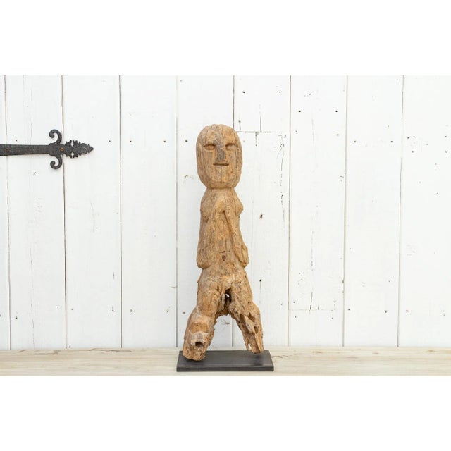 Tribal Ancient Tribal Statue From Nepal For Sale - Image 3 of 13