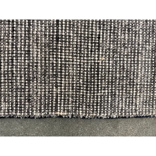 9ft X 12ft Contemporary Textured Wool Area Rug For Sale - Image 10 of 12