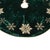 Kenneth Ludwig Chicago Embroidered Snowflake Christmas Tree Skirt 48"D For Sale - Image 4 of 4