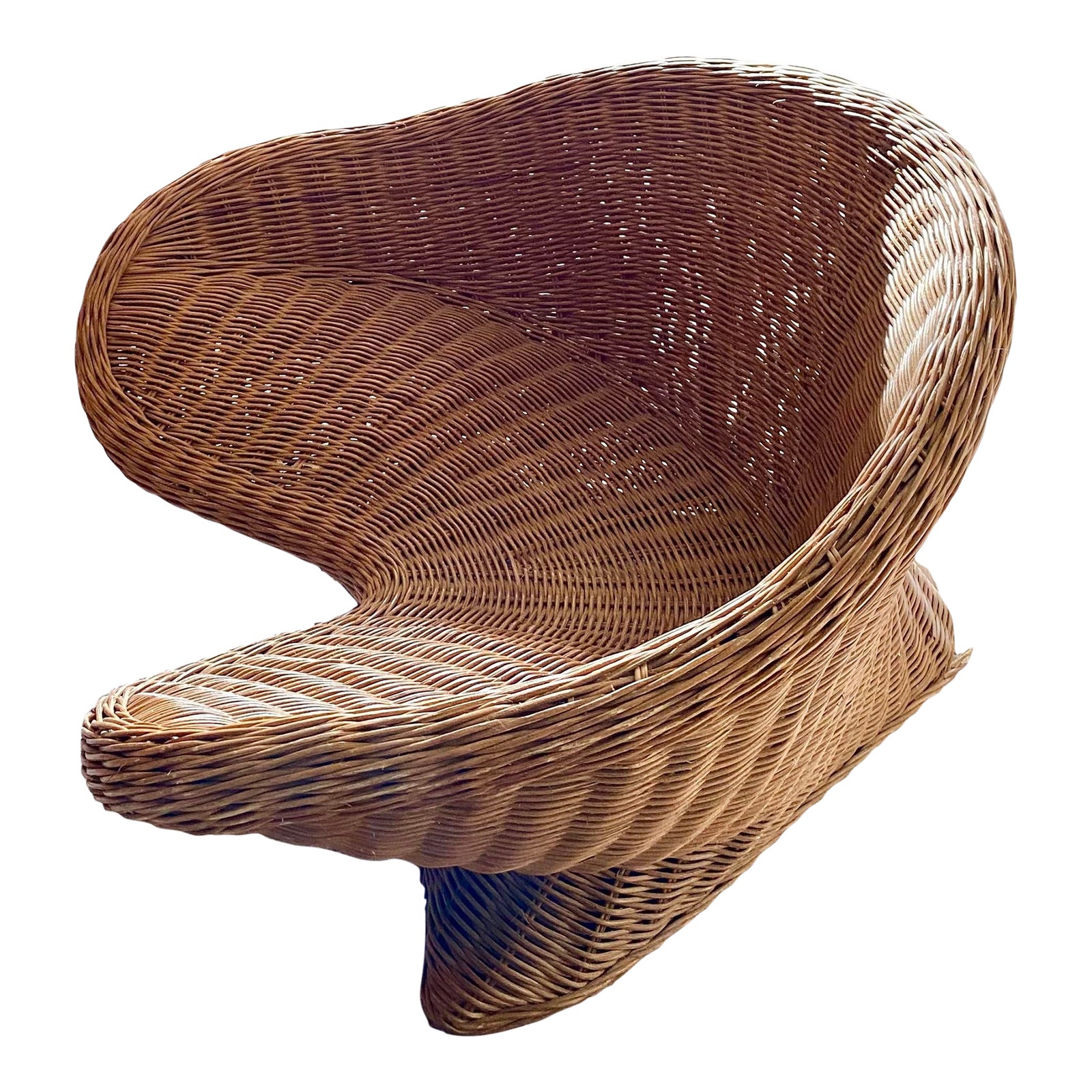 Lotus Moskid Rattan Meditation Chair Chairish