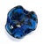 1960s Italian Murano Style Art Glass Blue Bowl / Ashtray For Sale - Image 9 of 9