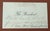Theodore Roosevelt Calling Card and Original Transmittal Envelope. The 3.75" x 2.25" card reads simply, "The President."...