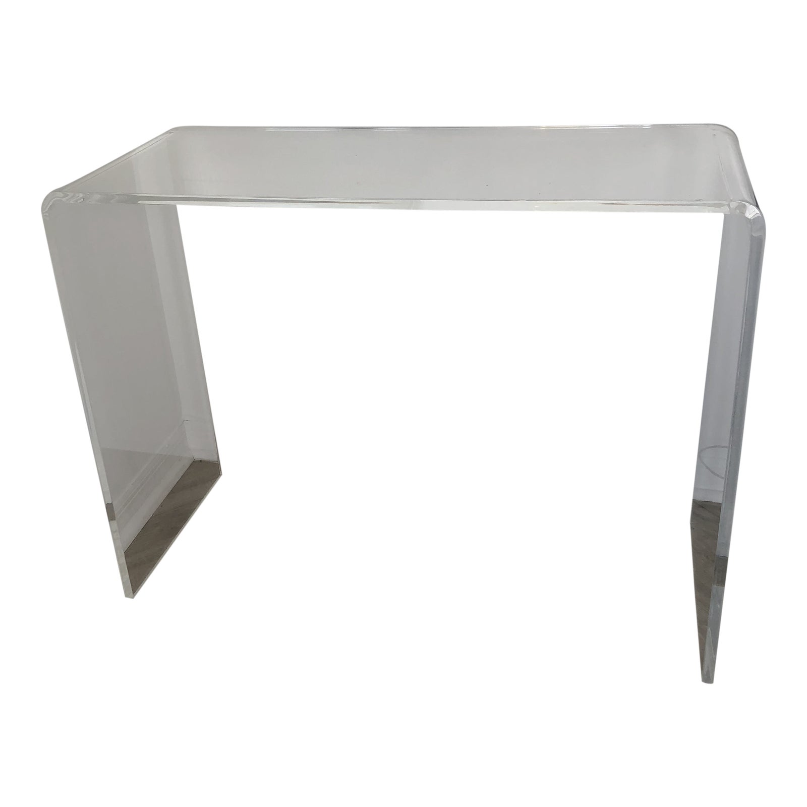 Cb2 Peekaboo 38 Acrylic Console Table Chairish