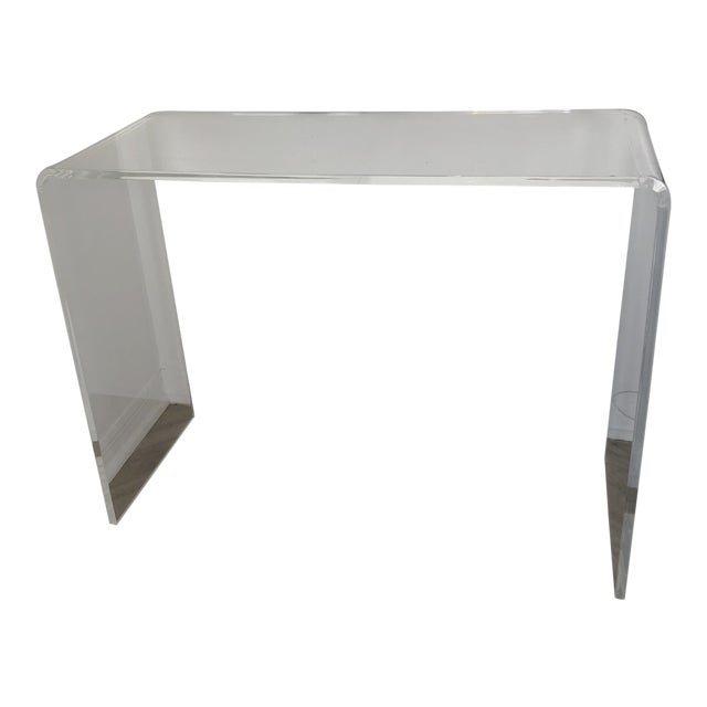 CB2 Peekaboo 38" Acrylic Console Table | Chairish