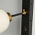 Italian Mid-Century Modern, Three Light Wall Sconce, Painted Metal, Glass, 1950s For Sale - Image 9 of 10
