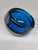 Vintage Mid Century Modern Viking Cobalt Blue Glass Orb Ashtray