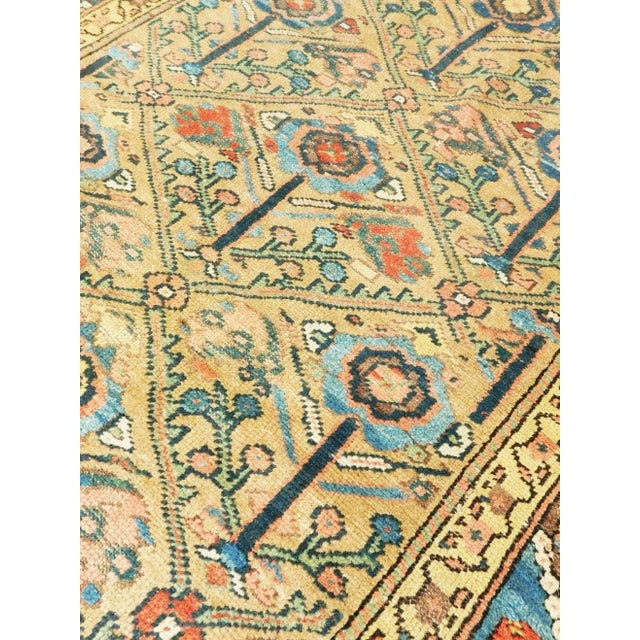 1900 - 1909 Authentic Antique Hand Woven Caucasian Rug 4' x 7'9" For Sale - Image 5 of 13