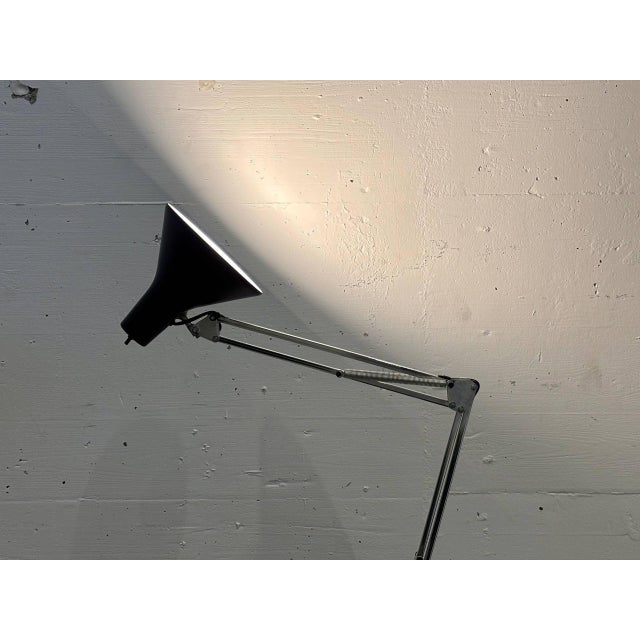Black Vintage Architect's Clamp Lamp, 1970s For Sale - Image 8 of 16