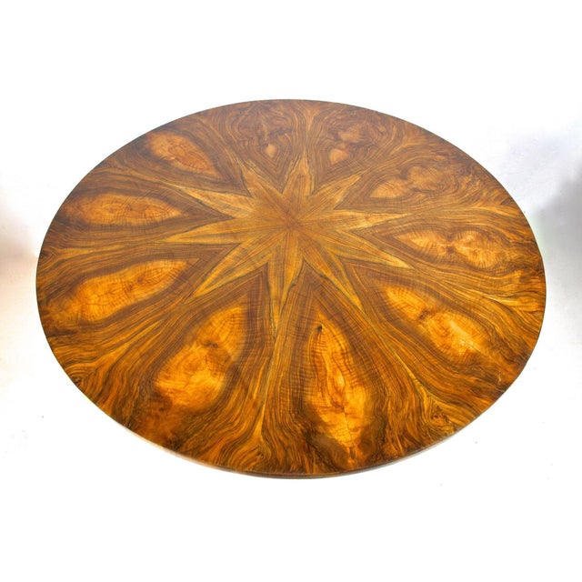 19th Century Biedermeier Nutwood Dining Table, Austria, 1830s For Sale - Image 6 of 15