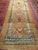 Antique Serab Camel Hair Runner Rug, Hand-Knotted Wool, Geometric Pattern, Red & Green, 4x14 For Sale - Image 11 of 11