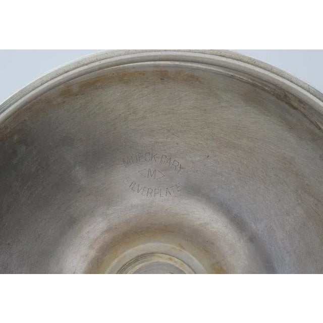 Silver Silverplate Candlesticks Tommi Parzinger - A Pair For Sale - Image 8 of 17