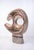 Glass Listed Artist Gerard Tsonakwa Abstract Mixed-Media Soapstone Sculpture (1984) For Sale - Image 7 of 18