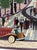 Drawing/Sketching Materials Vintage Nicky Watanabe "Powell Street Cable Car" Signed Serigraph Screenprint 28/300 San Francisco For Sale - Image 7 of 9