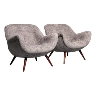 Lounge Chairs by Gustav Bergmann for Lippe, 1960, Set of 2 For Sale