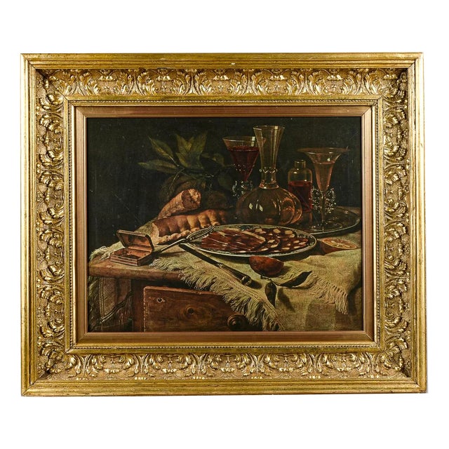 Banquet Still Life, 1980s, Print, Framed For Sale