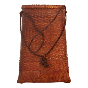 Vintage Finely Woven Farm Basket