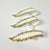 Metal 1950s Vintage Italian Roman Neoclassical Gold Tipped Acanthus Leaf Tole Tiebacks - Set of 3. For Sale - Image 7 of 12