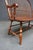 L. Hitchcock Cherry Windsor Settee Bench With Spindle Back For Sale In Philadelphia - Image 6 of 10