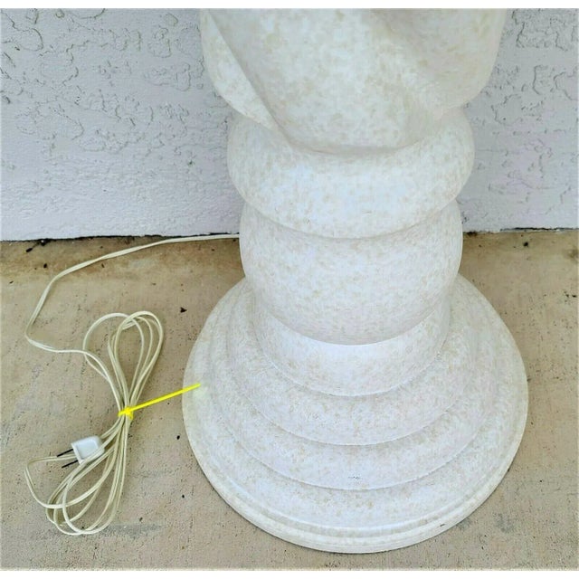 1970s 1970's Michael Taylor Style Architectural Spiral Floor Lamp For Sale - Image 5 of 10