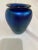 Royal Blue 1980s Hand Blown Art Glass by Orient & Flume For Sale - Image 8 of 9