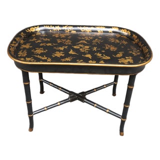 Baker Chinoiserie Lift-Top Coffee Table For Sale