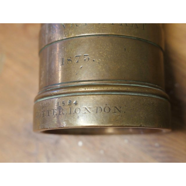 Late 19th Century Antique Bronze Imperial Pint Measure from Potter of London, 1875 For Sale - Image 5 of 6