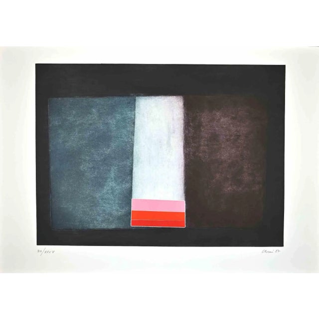 Abstract Compositionis an original etching made by Eugenio Carmi (Genoa, 1920 - Lugano, 2016) in 1987. Good conditions....