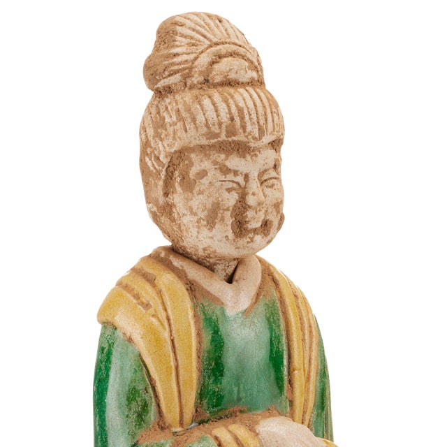 Currey & Company Currey & Company Tang Dynasty Palace Servants - Set of 2 For Sale - Image 4 of 8