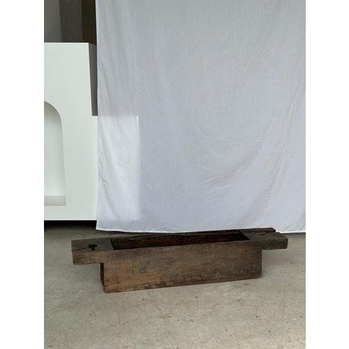 Traditional Asian Teak Chest for Storing Rice For Sale - Image 3 of 18