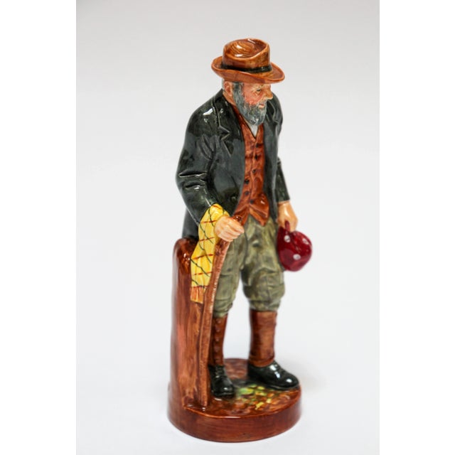 Ceramic Royal Doulton "The Gaffer" British Porcelain Figurine For Sale - Image 7 of 9