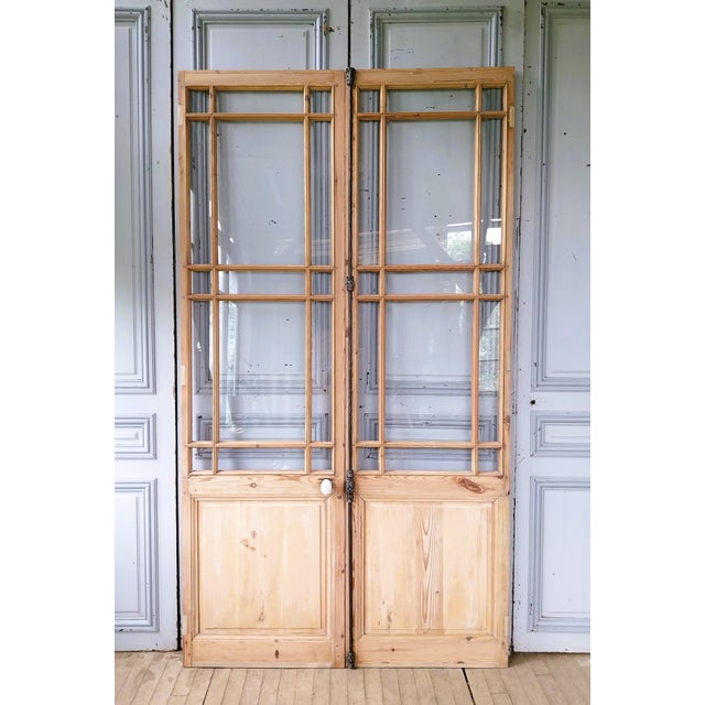 Double-Leaf Glass Doors, Set of 2 For Sale - Image 16 of 16