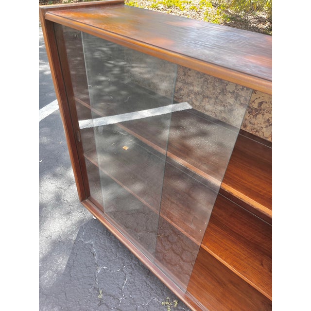 Wood Mid Century Modern Book Shelf or Display Case | by Lane Furniture For Sale - Image 7 of 12