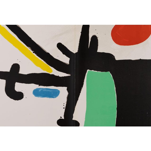 Joan miró (1893-1983) tarragona rug v color lithograph on wove paper, 44 x 30 cm (approx. 17 x 12 inches) published by...
