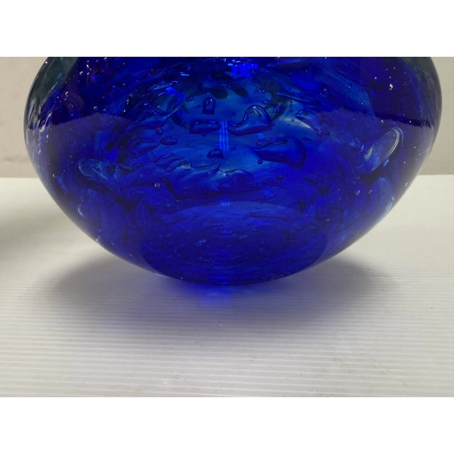 Circa 2005 Alchymie Praha Glass Vase For Sale - Image 10 of 12
