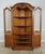French Country Don Rousseau Attributed Country French Walnut Corner Cabinet For Sale - Image 3 of 15