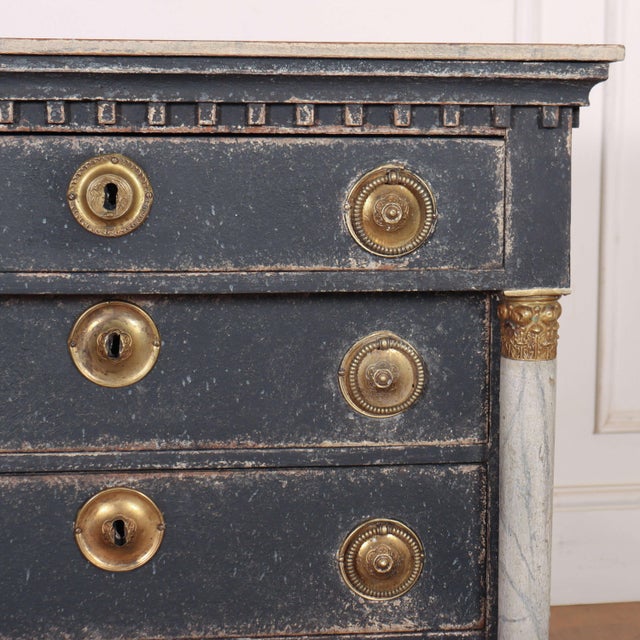 Traditional Dutch Empire Style Commode For Sale - Image 3 of 13