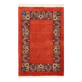 Middle East Rug with Floral Pattern For Sale