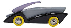 Abstract Model Car in Lacquered Wood from Vilac, France, 2010s