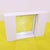 White Wall-Mounted Cabinet in White Particle Board with Mirror For Sale - Image 8 of 8
