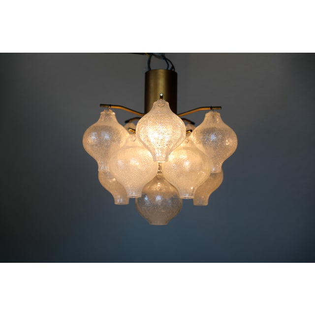 Mid-century tulipan glass pendant light from j. T. Kalmar, 1960s, in very good conditions. designed 1960 to 1969 i have...