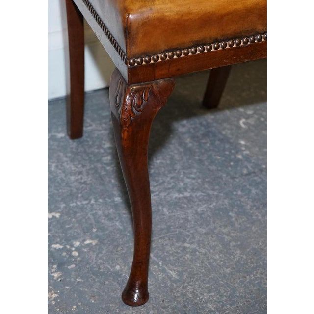 Scottish Victorian Dyed Leather Dining Chairs by John Taylor, Set of 12 For Sale - Image 14 of 18