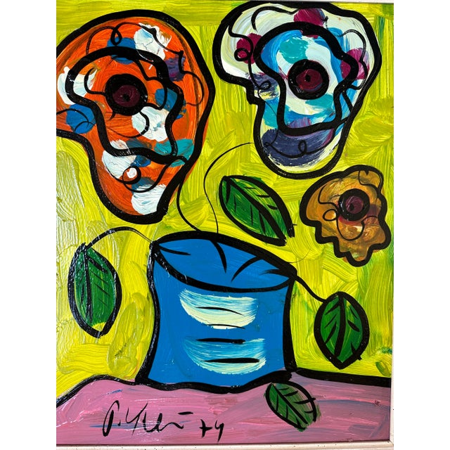 Abstract Abstract Flowers, Peter Keil, 1974 For Sale - Image 3 of 6