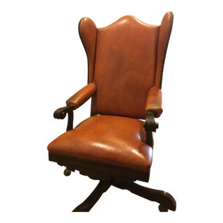 1970s Vintage Executive Office Desk Chair For Sale