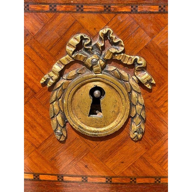 Commode in Marquetry Transition For Sale - Image 6 of 13