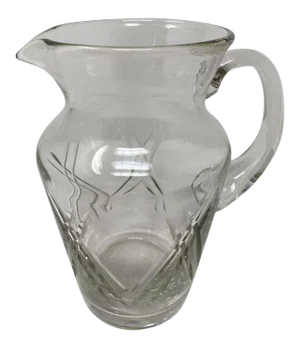 Antique Crystal Pitcher