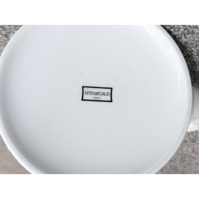 Bernardaud France Fusion Porcelain Charlotte Pitcher For Sale - Image 10 of 10